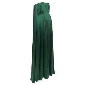 Emilia Wickstead 2020 Elaine Green Satin Gown